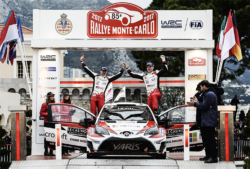 Flyvende start for en helt nye rallyebil. Yaris WRC blev nummer to og 16 i årets Rallye Monte Carlo, kun overgået af Ford Fiesta.